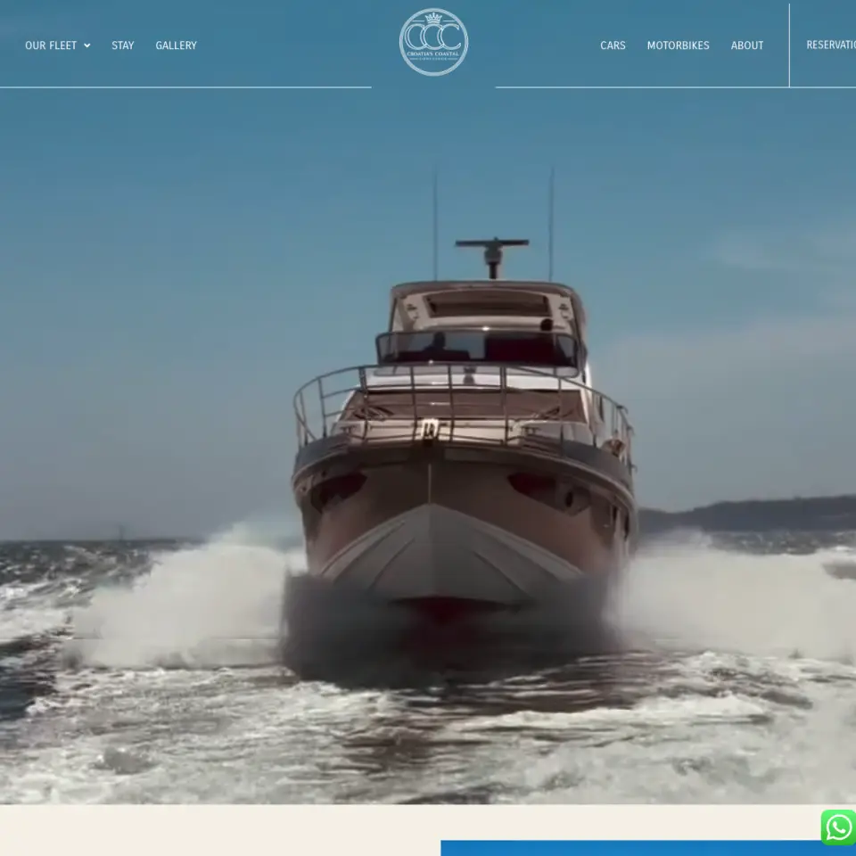 Croatia Coastal Concierge website screenshot